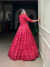 Pink Colour Tussar Silk Lehenga With Blouse Koti Collection NNK1136